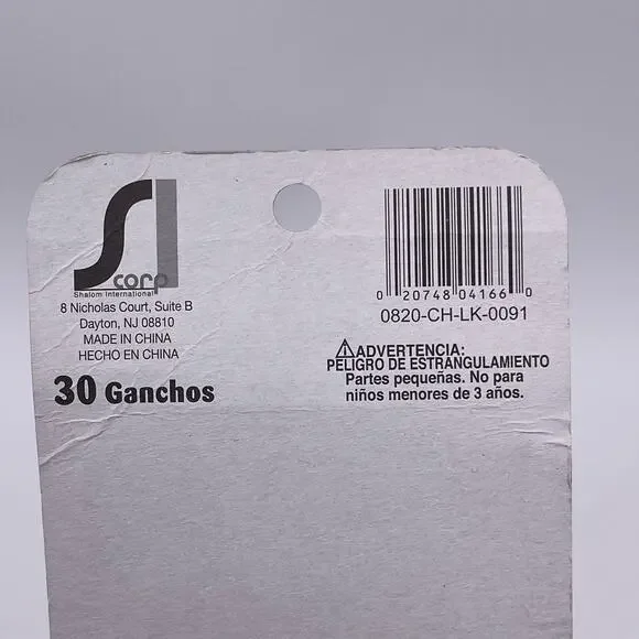 30 Vintage Plastic Barrettes Bejeweled brand W320774BA Colorful Retro NOS NEW - Picture 4 of 7